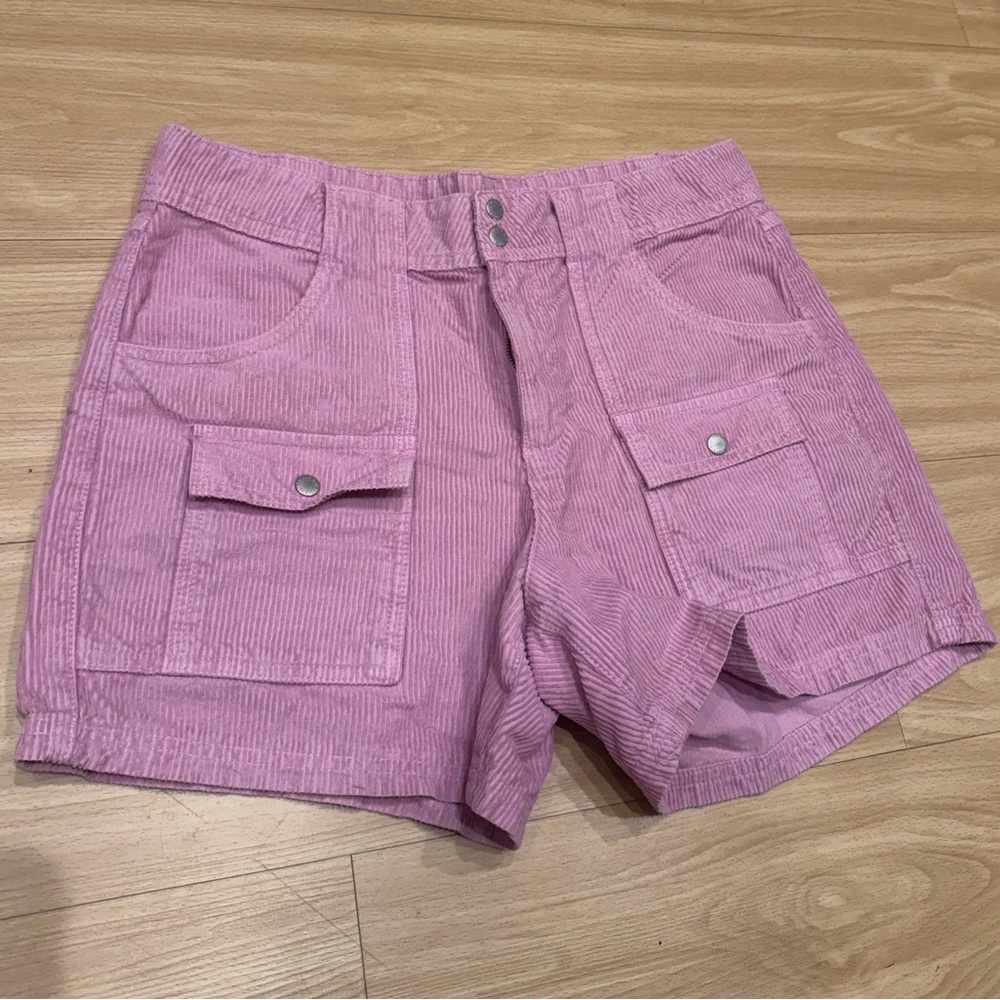 BDG Pink Corduroy Women Shorts